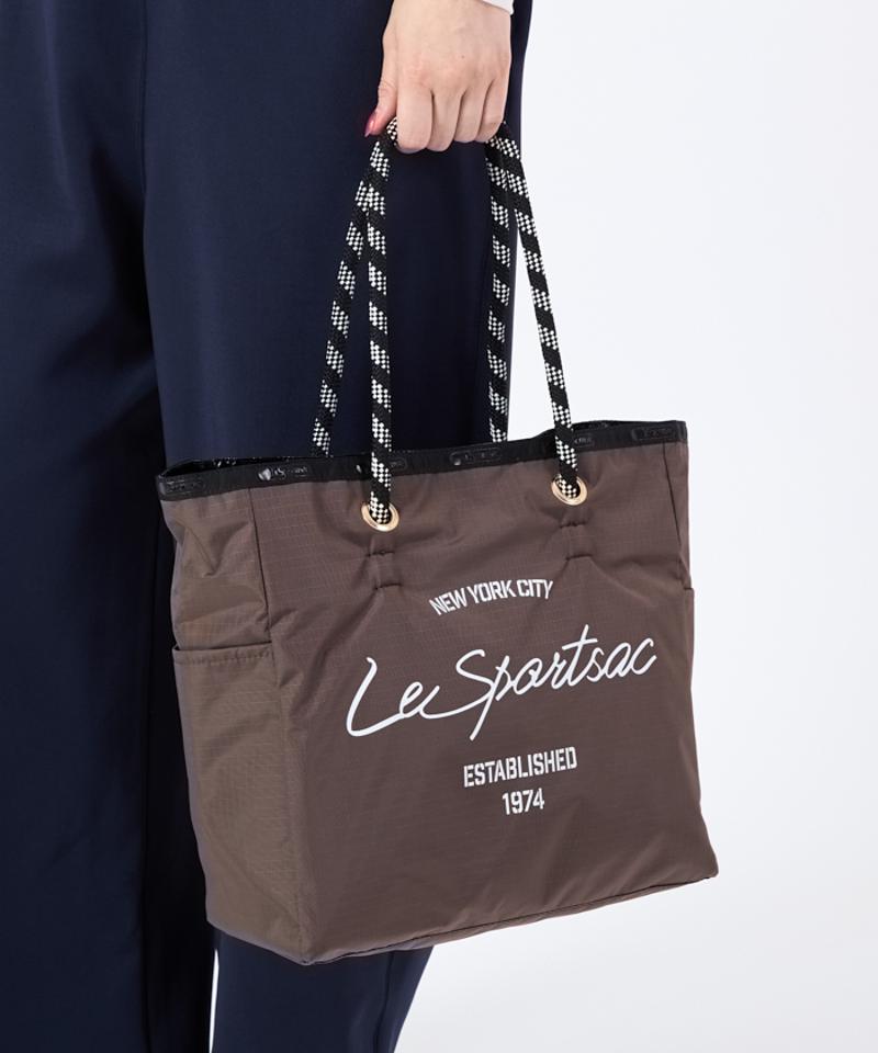 ML 2 WAY TOTE       2ウェイチョコレート/ブラックシャイン