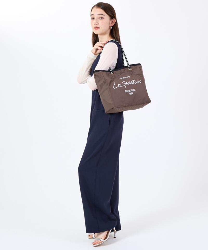 ML 2 WAY TOTE       2ウェイチョコレート/ブラックシャイン