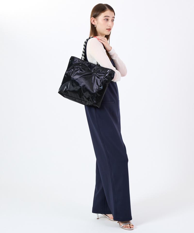 ML 2 WAY TOTE       2ウェイチョコレート/ブラックシャイン