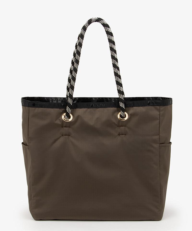 ML 2 WAY TOTE       2ウェイチョコレート/ブラックシャイン