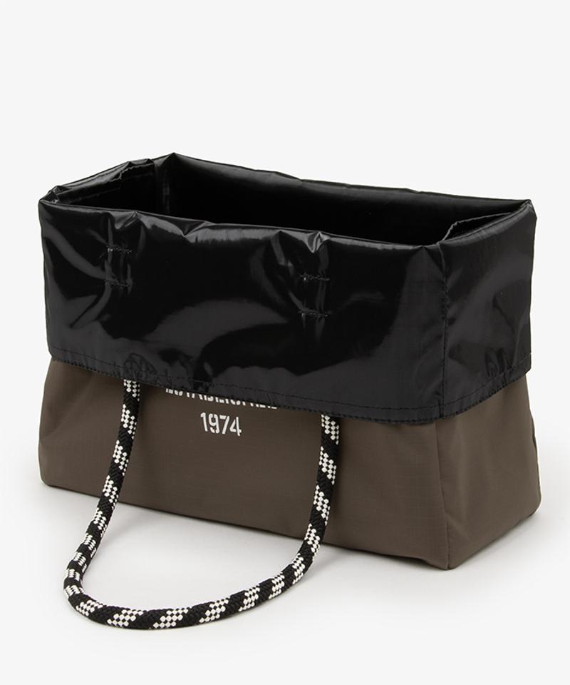 ML 2 WAY TOTE       2ウェイチョコレート/ブラックシャイン
