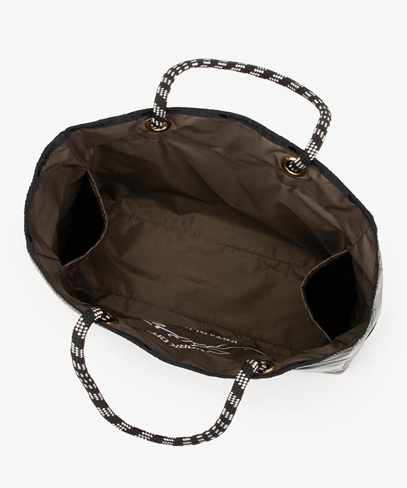 ML 2 WAY TOTE       2ウェイチョコレート/ブラックシャイン
