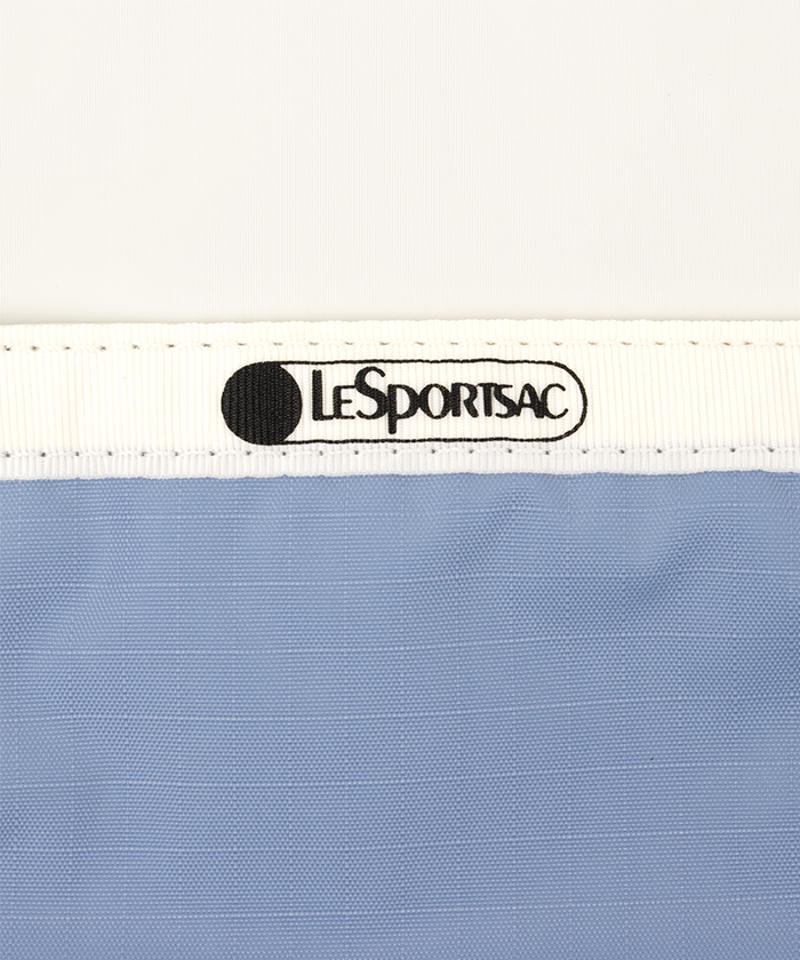 LARGE 2 WAY TOTE2ウェイスレートブルー/パールシャイン