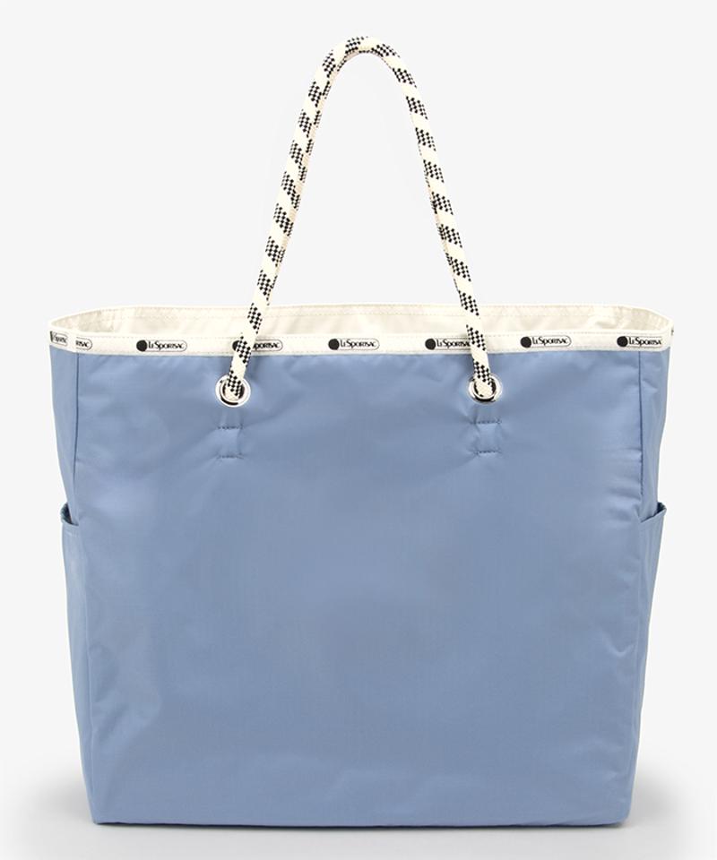 LARGE 2 WAY TOTE2ウェイスレートブルー/パールシャイン