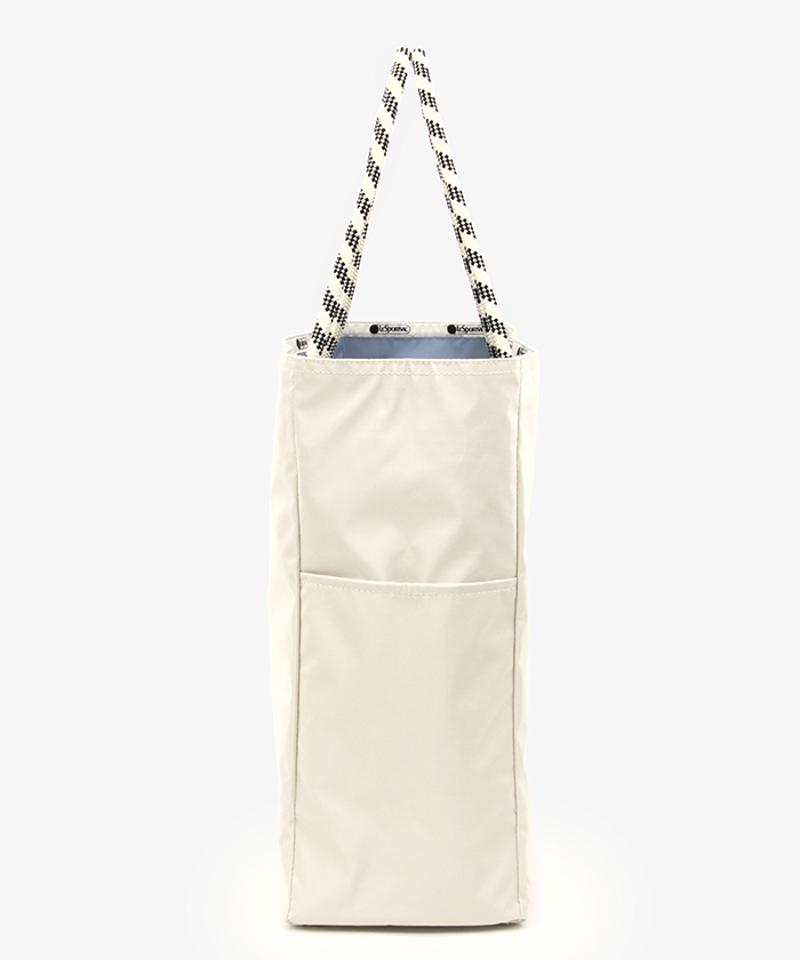 LARGE 2 WAY TOTE2ウェイスレートブルー/パールシャイン