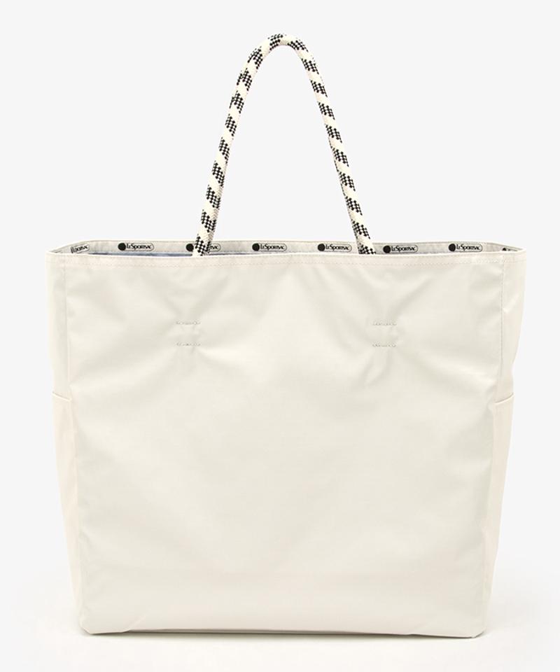LARGE 2 WAY TOTE2ウェイスレートブルー/パールシャイン