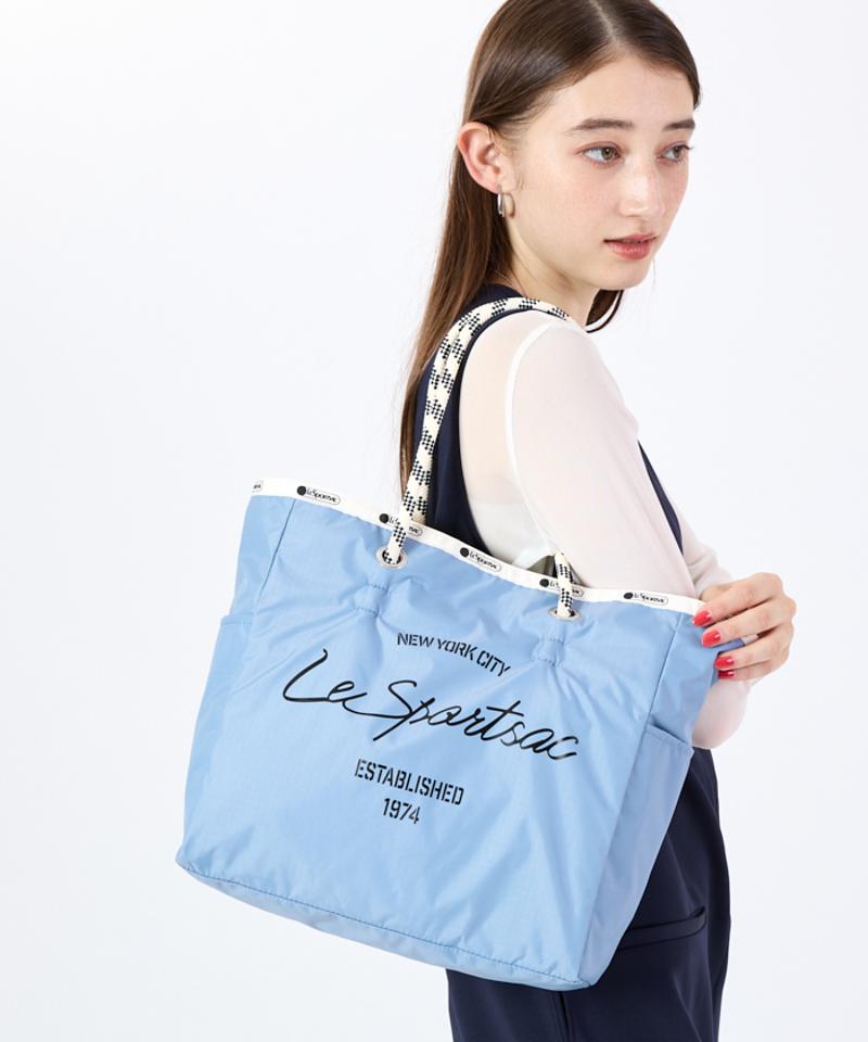 ML 2 WAY TOTE       2ウェイスレートブルー/パールシャイン