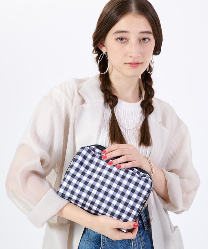 EXTRA LARGE RECTANGULAR COSMETICクラシカルギンガムACC
