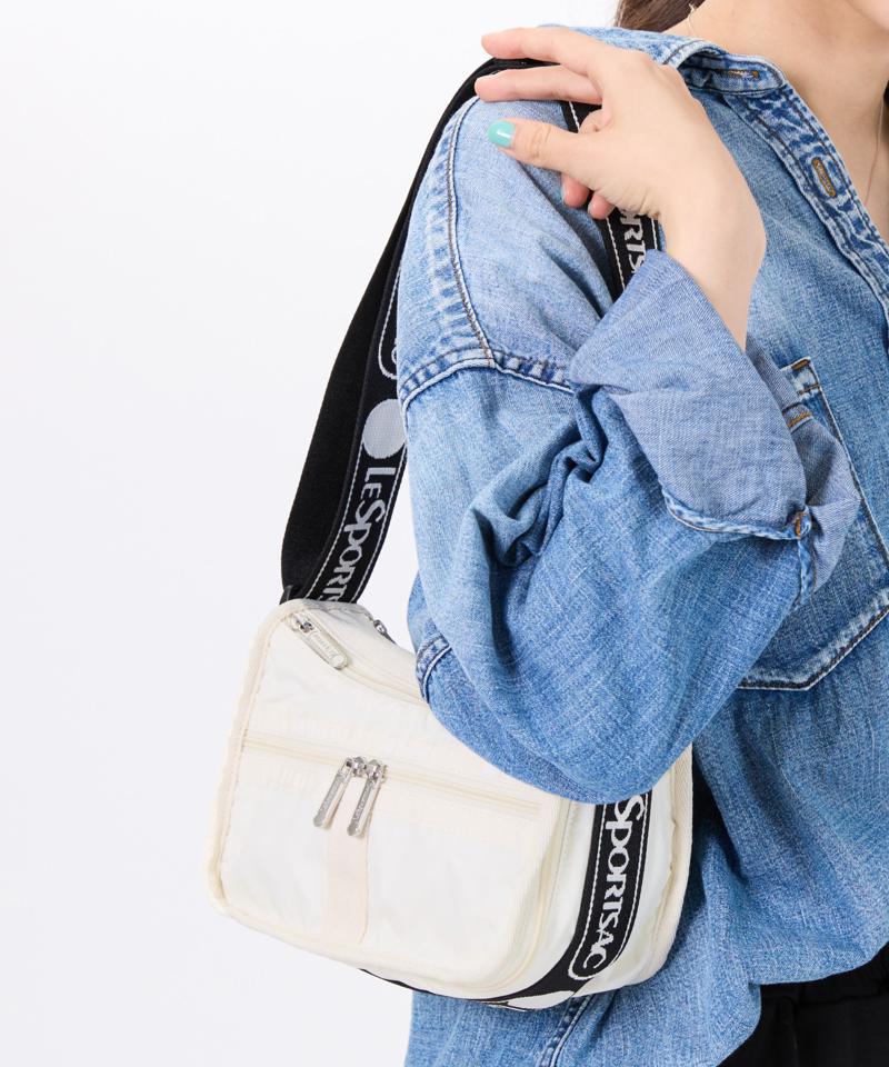 SMALL EVERYDAY BAGロゴジャカードメレンゲ