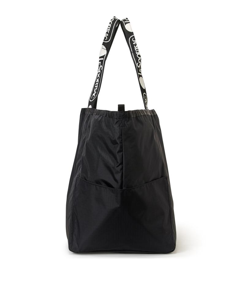 E/W REVERSIBLE PKT TOTEロゴジャカードブラックT