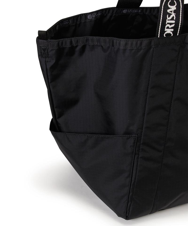 E/W REVERSIBLE PKT TOTEロゴジャカードブラックT