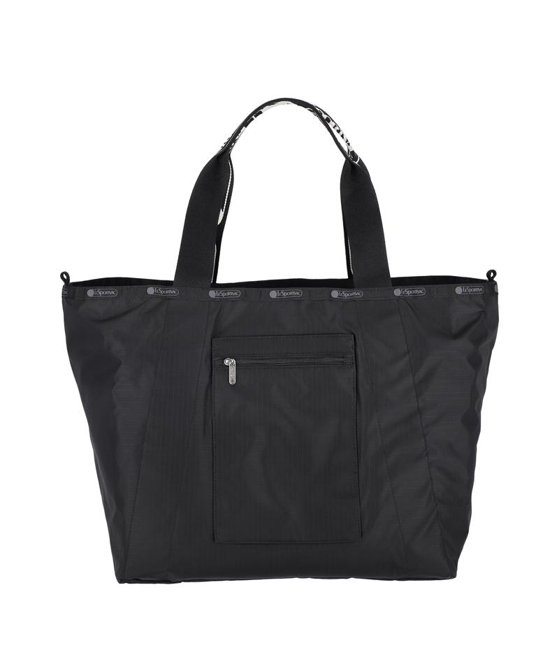 E/W REVERSIBLE PKT TOTEロゴジャカードブラックT