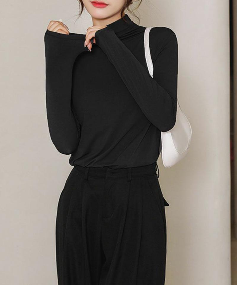選べるネックあったかインナー  春 秋 冬