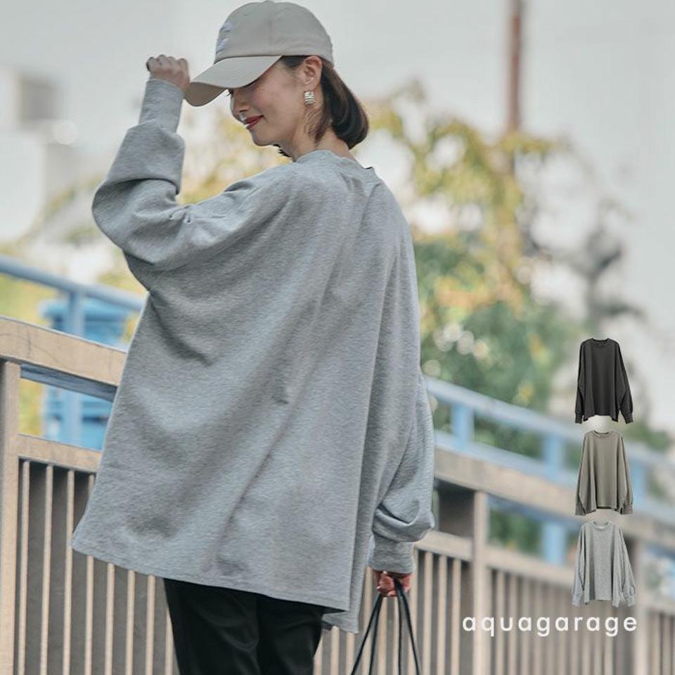 オーバーサイズカットソー 春  秋 冬 M  レディース   予約(10月上旬頃)