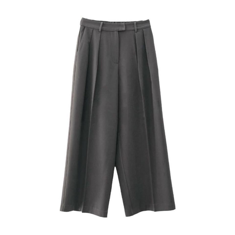 タックワイドパンツ  レディース 春 夏 秋  冬 P M  L   |アクアガレージ aquagarage