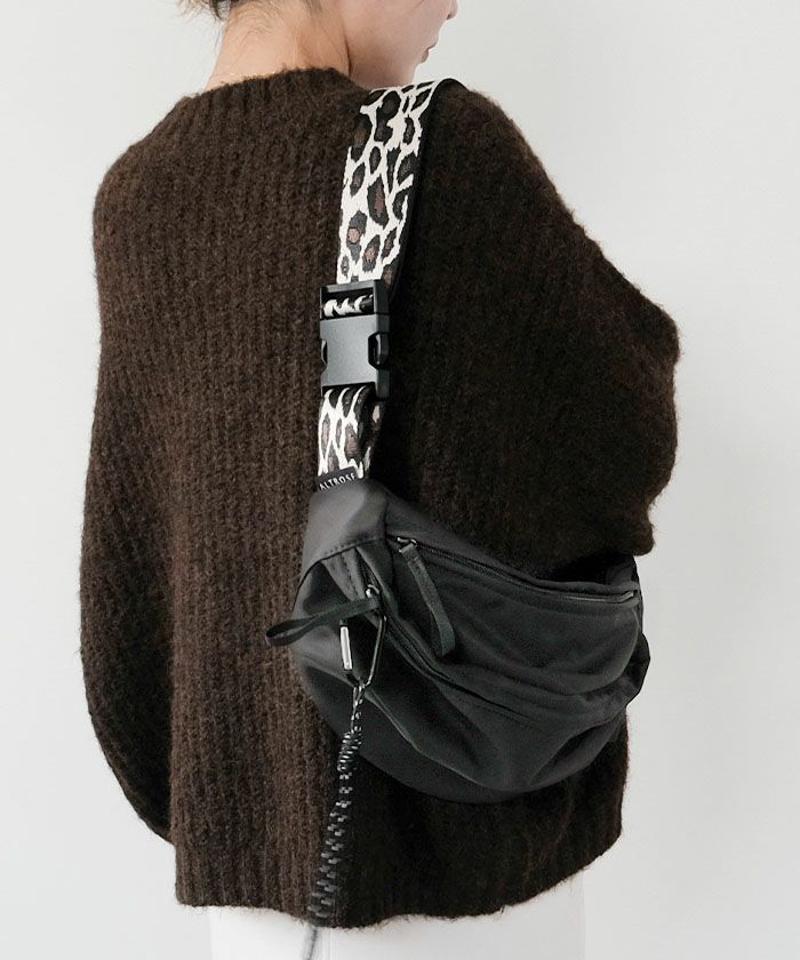 柄ストラップボディバッグ レディース