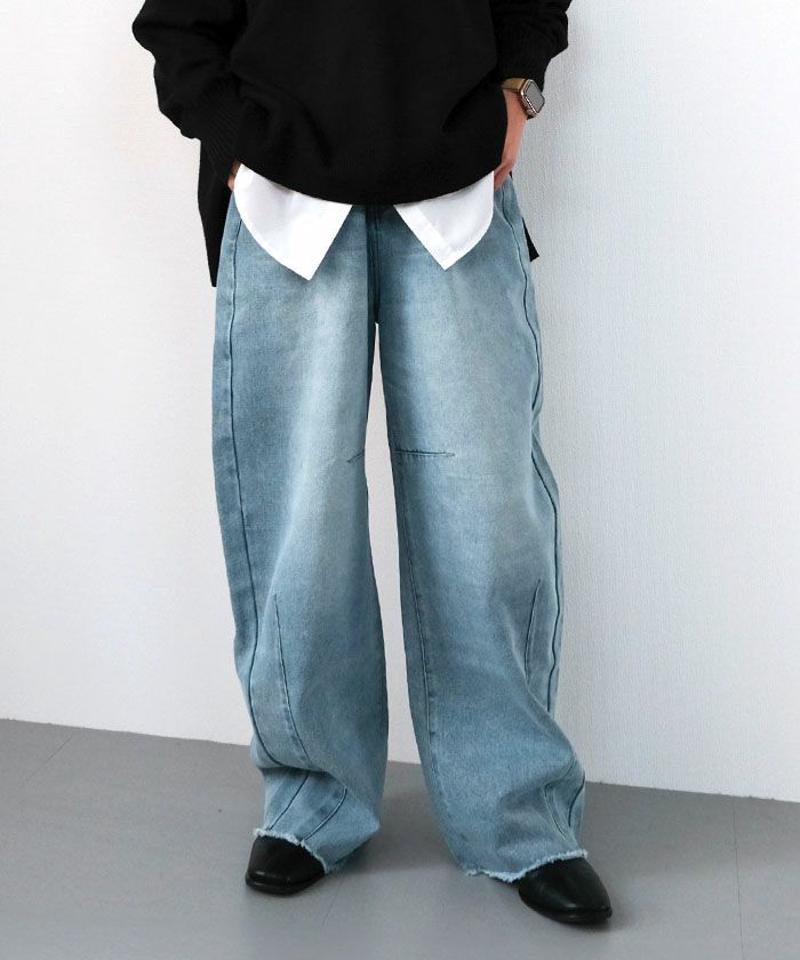 バレルレッグデニムパンツ 春 夏 秋 冬 レディース | アクアガレー ジaquagarage 予約(12月中旬頃)