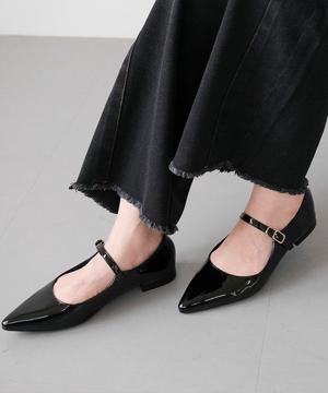 メリージェーンローヒールパンプス　 レディース