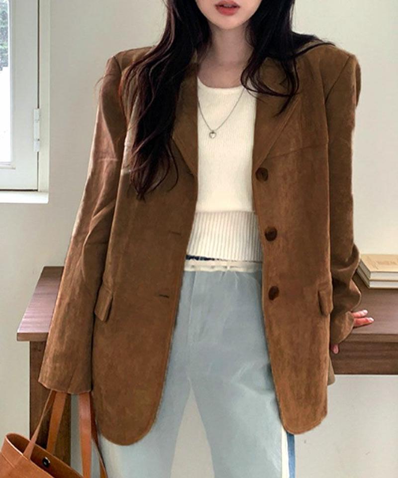 カットスエードジャケット 春 秋 冬 M 予約(12月上旬頃)