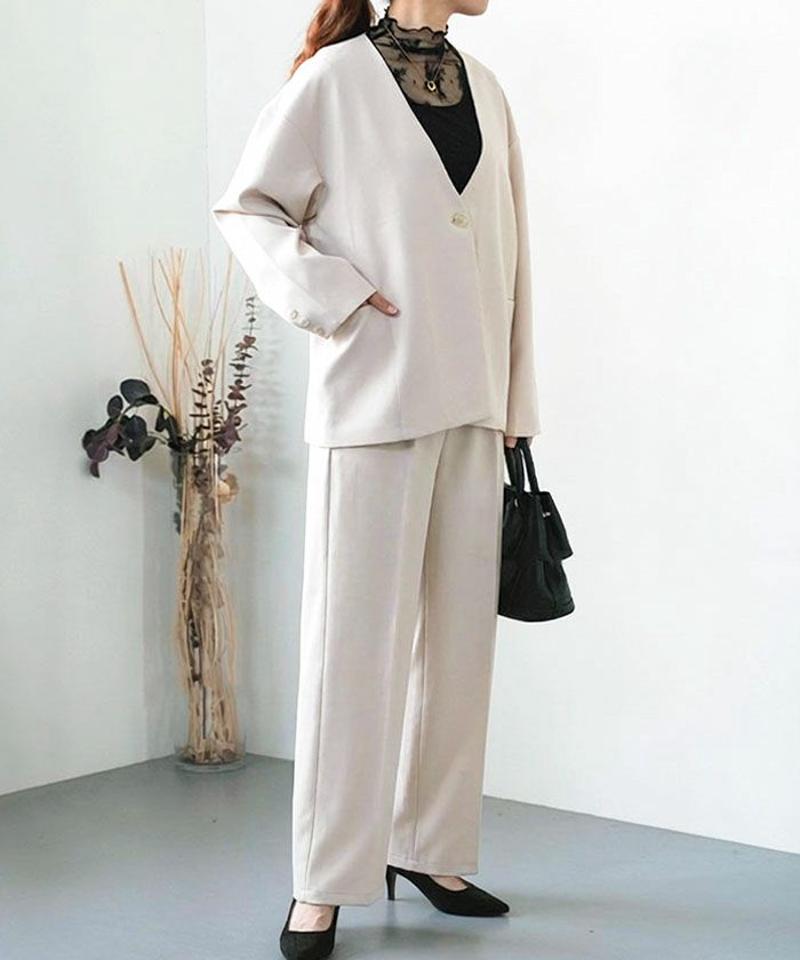 ルーズセットアップ レディース 春 秋 長袖 M L  アクアガレージ aquagarage 予約(1月上旬頃)