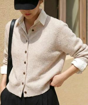 ラグランスリーブカーディガン 秋 冬 レディース