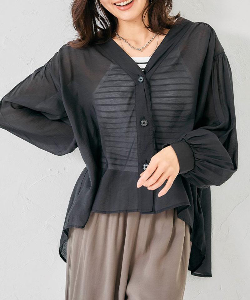 シアーシャツカーディガン 春 夏  M