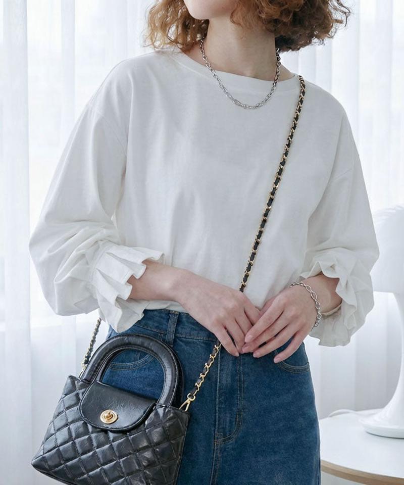 キャンディスリーブトップス春 秋 冬 レディース  |