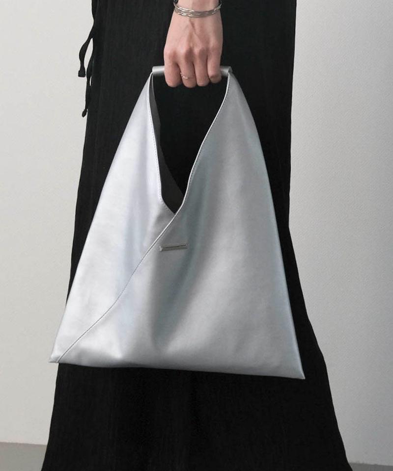 トライアングルミディトート レディース