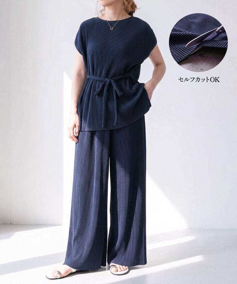 プリーツセットアップ レディース 春 夏 秋