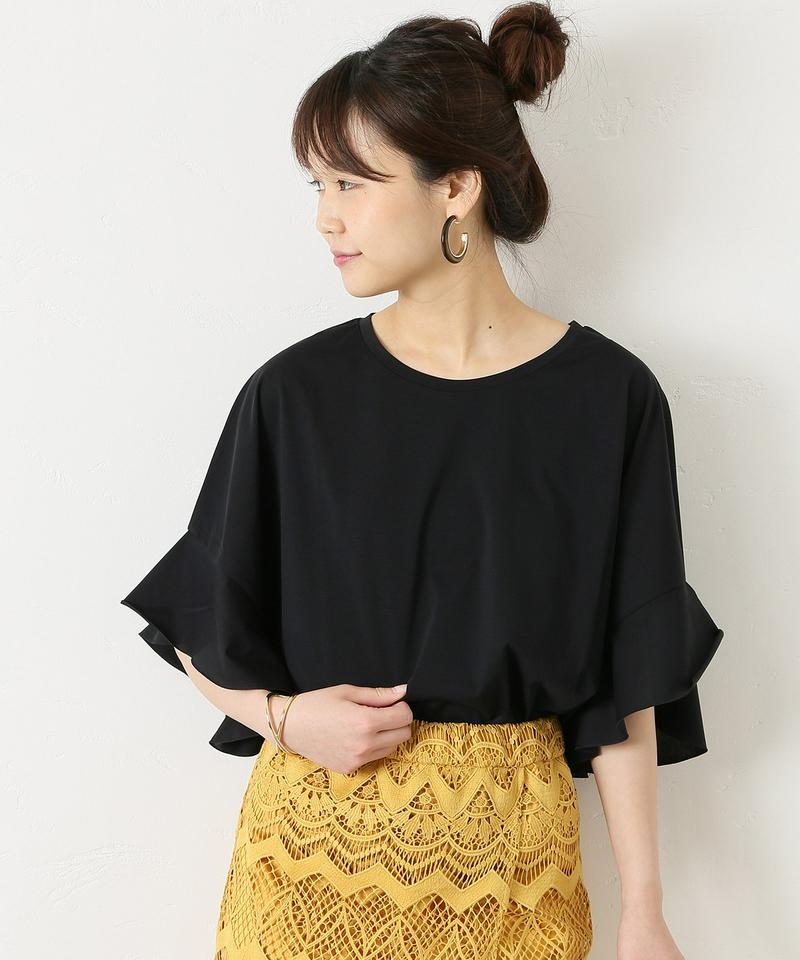ラッフルスリーブTシャツ◆