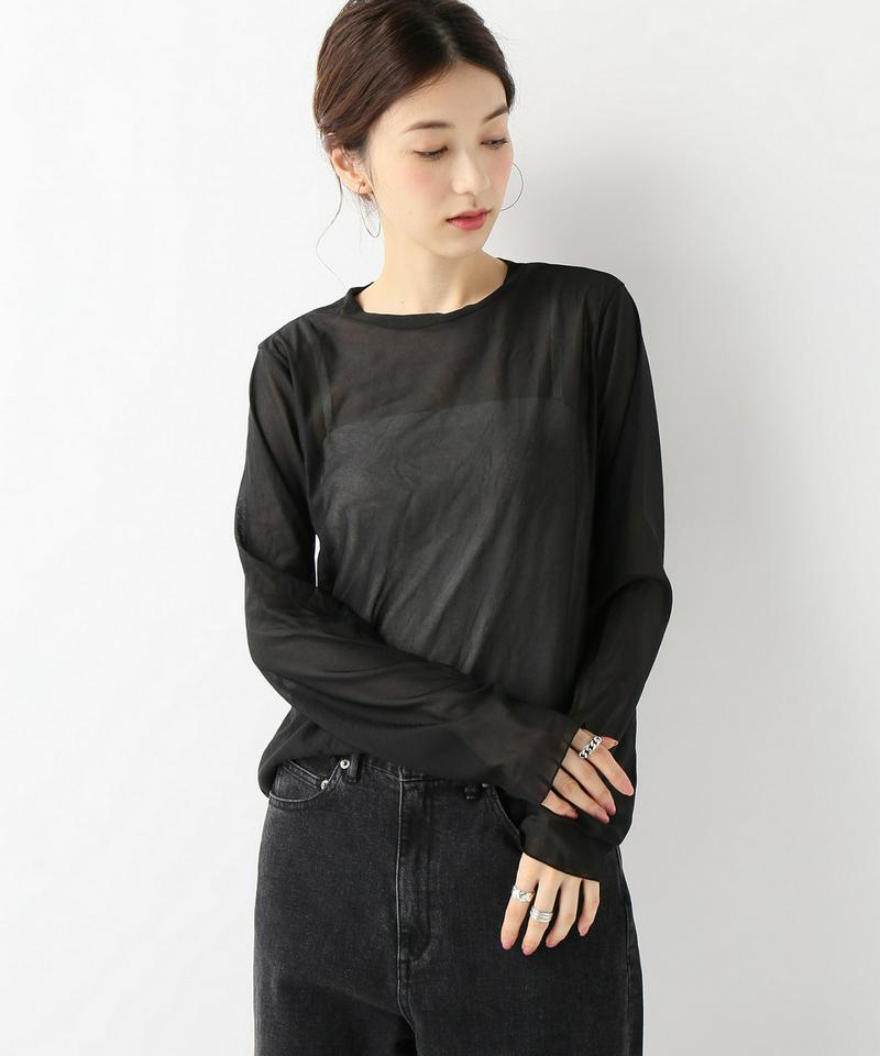 【NEU】トリコットンシフォン シアーTシャツ