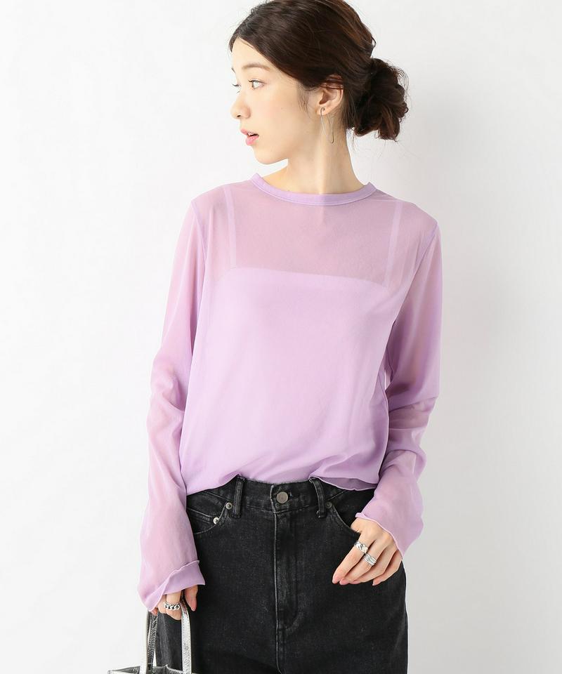 【NEU】トリコットンシフォン シアーTシャツ