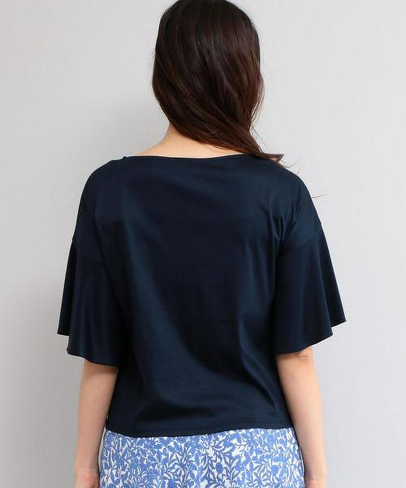 【WORK TRIP OUTFITS】BC スムース ソデフレアスリーブ カットソー