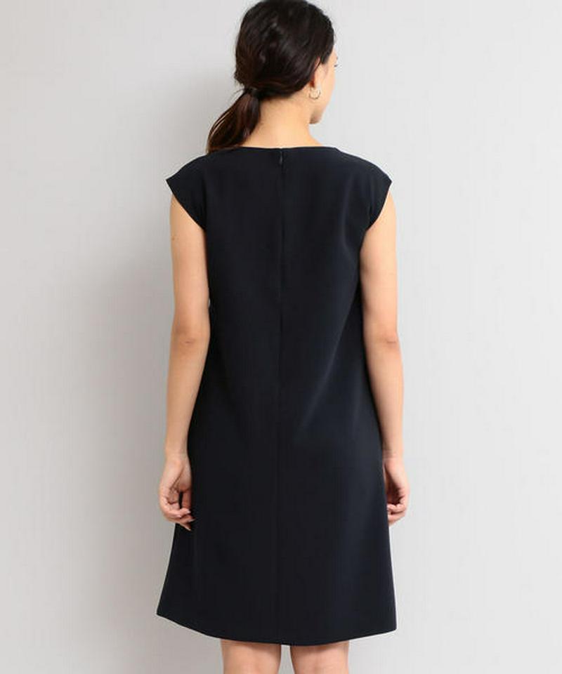 【WORK TRIP OUTFITS】CS PE/PU ノースリーブ ワンピース