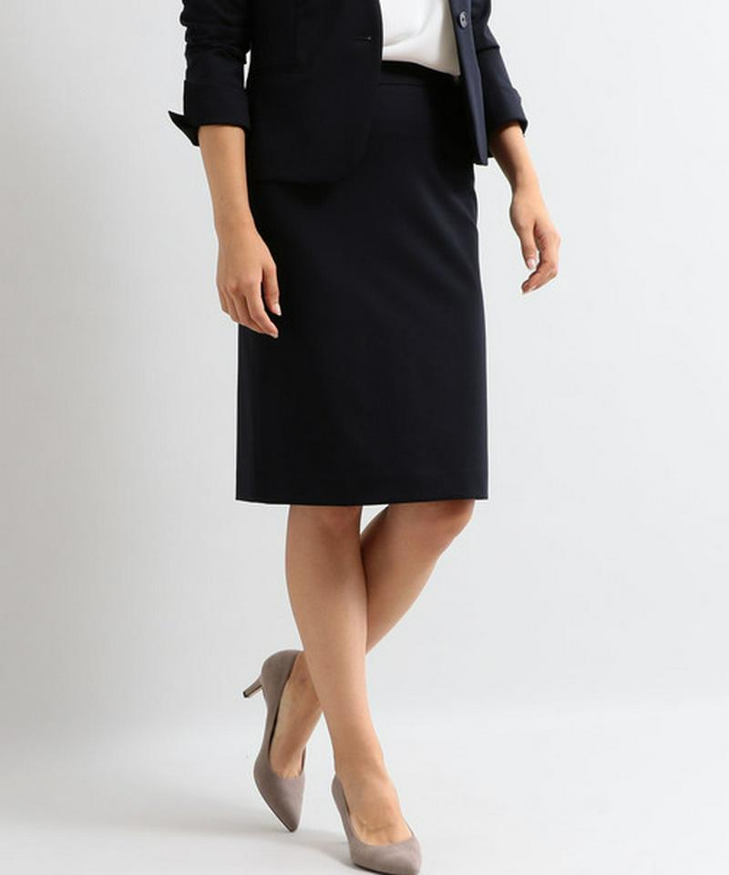 【WORK TRIP OUTFITS】TW/PU サージ タイト スカート