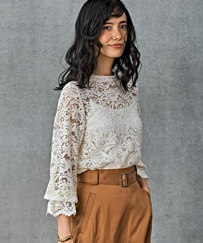 KFC スタンド レース ブラウス