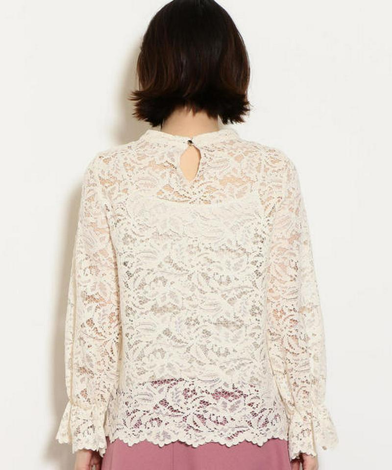 KFC スタンド レース ブラウス