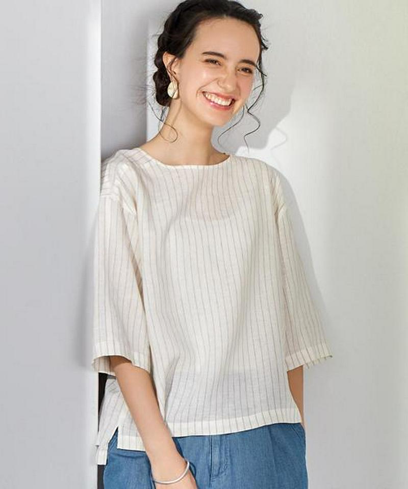 NFC ハードマンズLI バックタック ブラウス