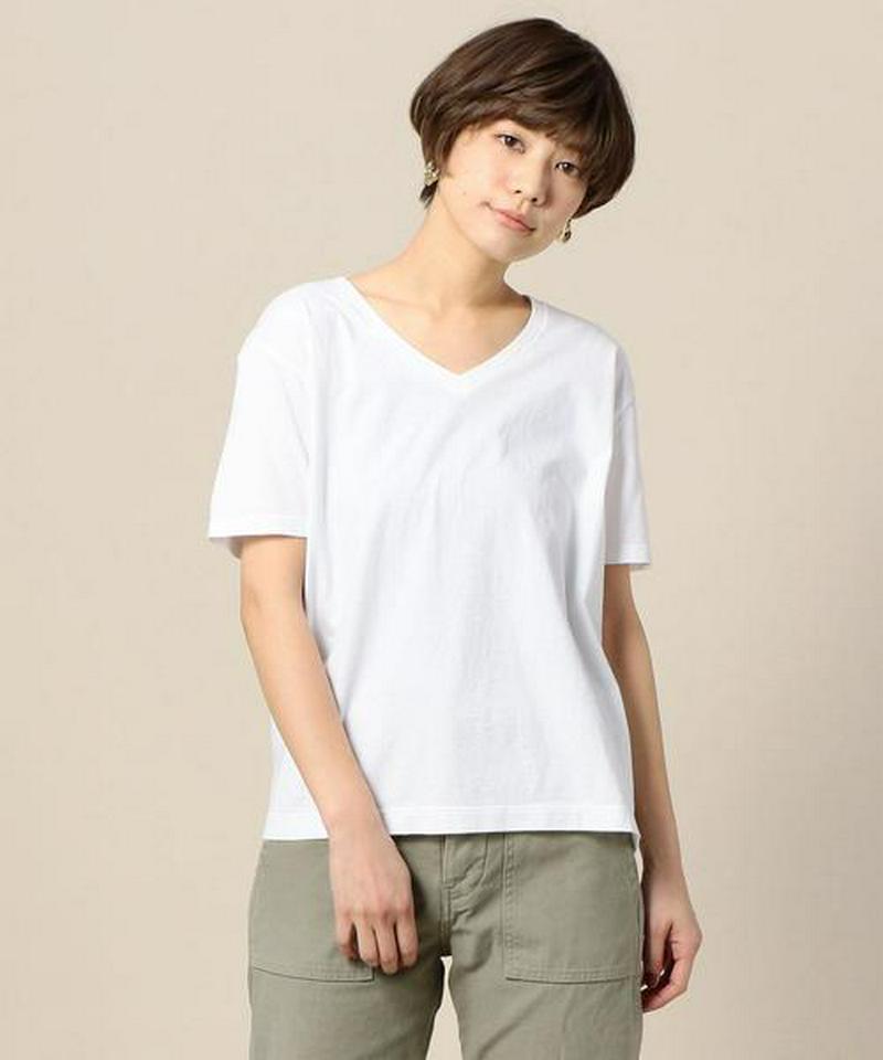 BY TRADITIONAL バイオVネックTシャツ