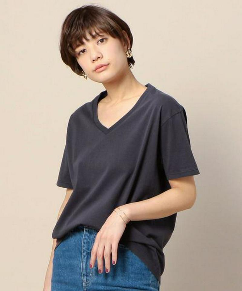 BY TRADITIONAL バイオVネックTシャツ