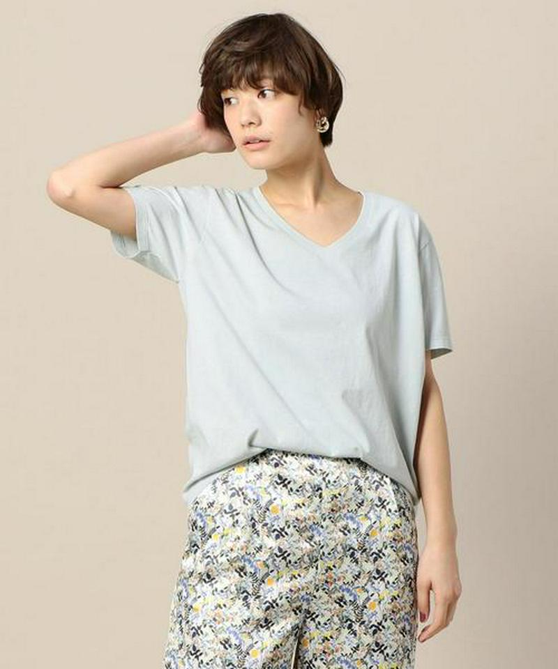 BY TRADITIONAL バイオVネックTシャツ