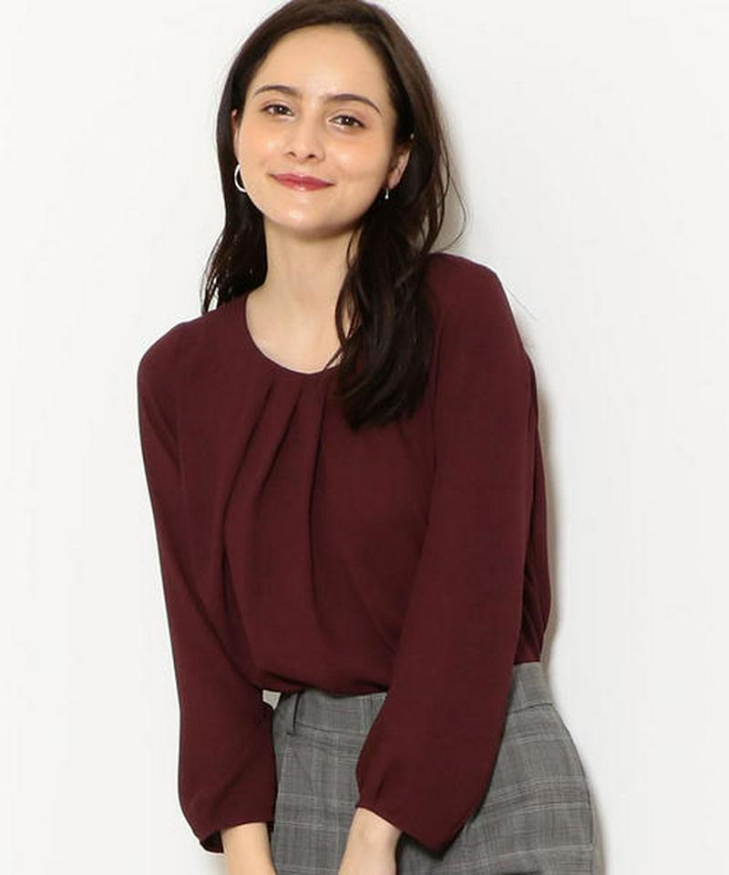 D アムンゼン フロント タック ブラウス