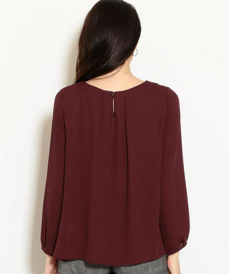 D アムンゼン フロント タック ブラウス