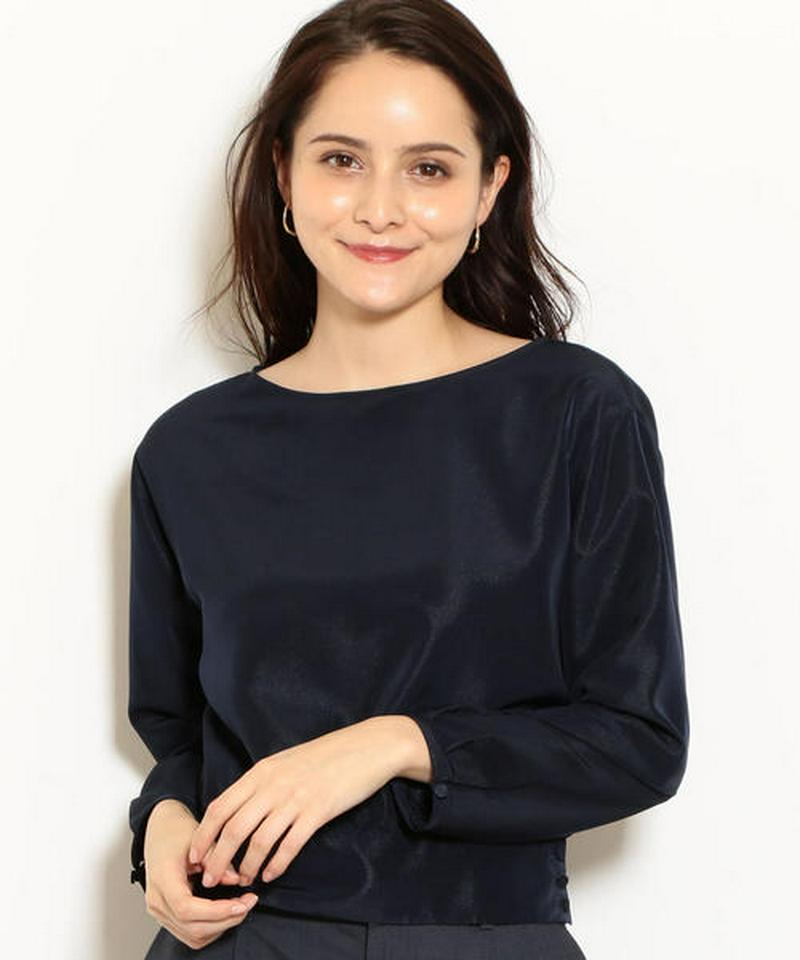 D JKIN デシン ボートネック ブラウス