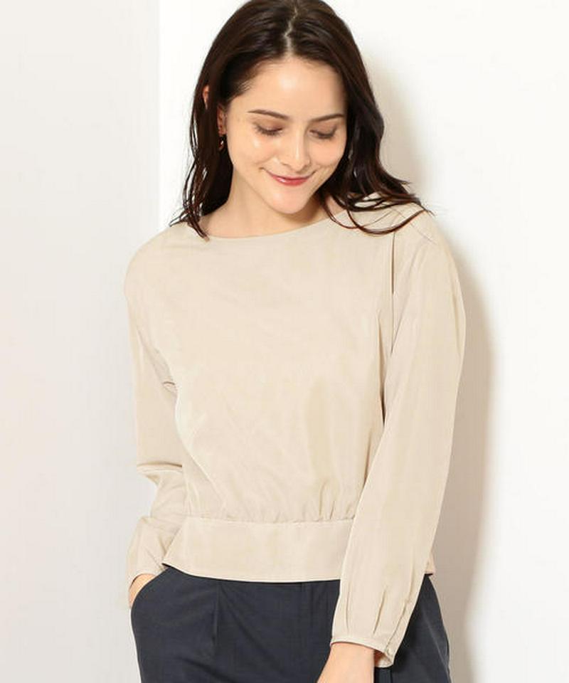 D JKIN デシン ボートネック ブラウス