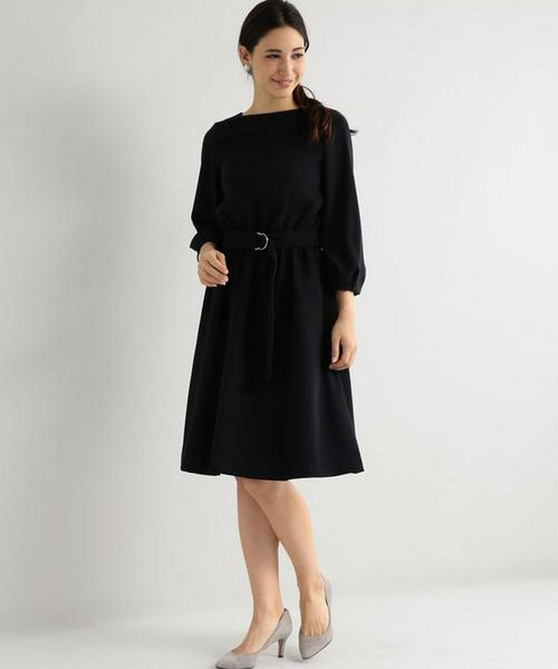 【WORK TRIP OUTFITS】ダブルクロス Wゴム Dカンベルト ワンピース