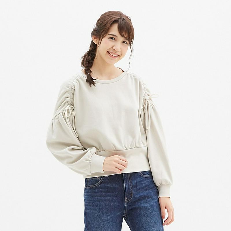 ショルダーギャザープルオーバー（長袖）CL