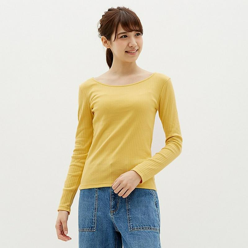 リブバレエネックT（長袖）NR