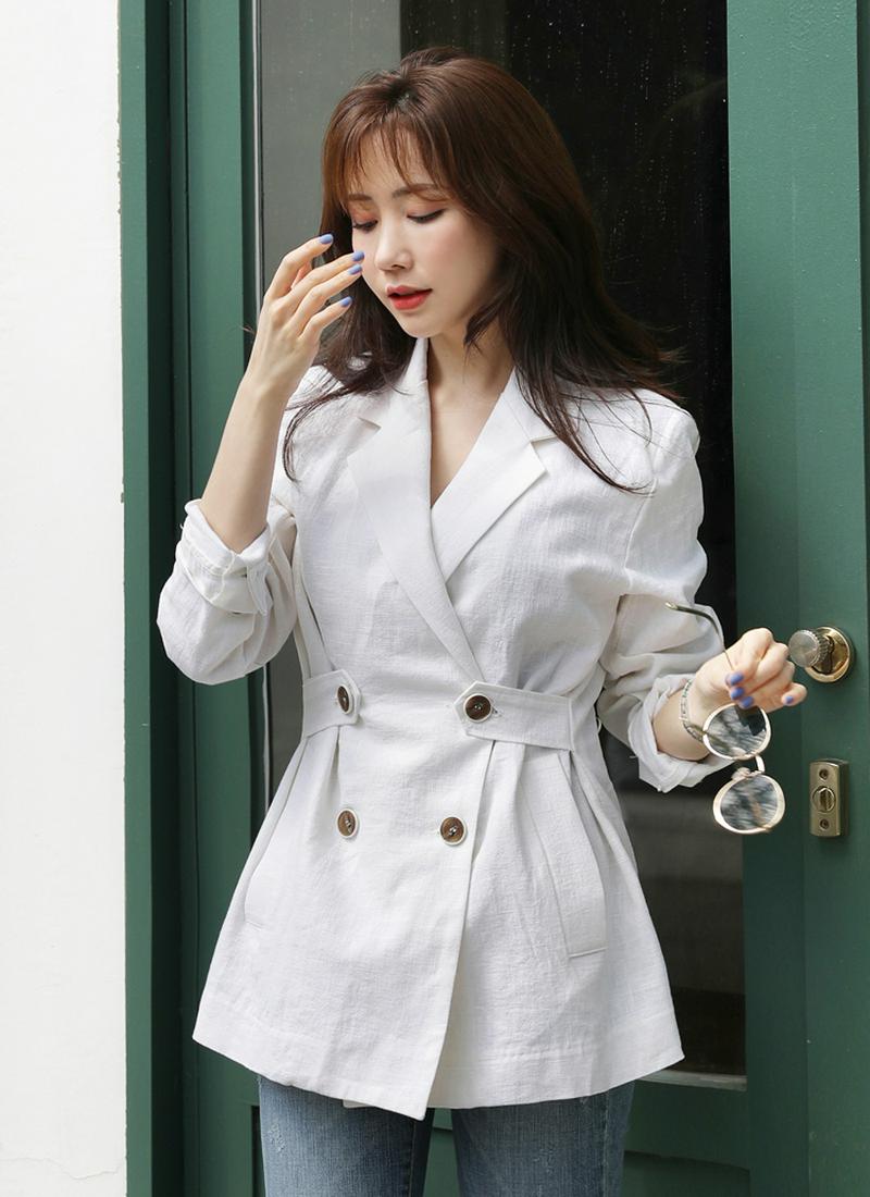 2WAYリネンダブルジャケット・全2色