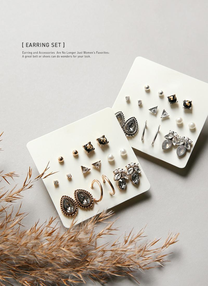 マルチモチーフピアス8SET・全2色